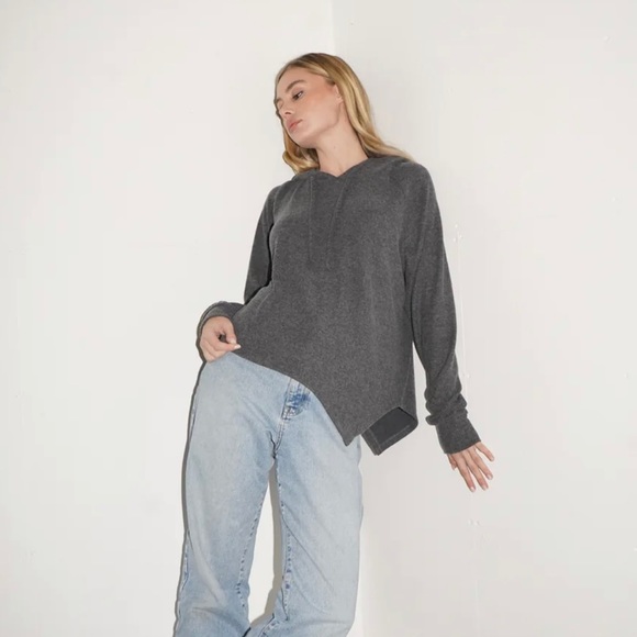 Brand New- LNA Brushed Hoodie & Jogger set in Pirate Black ☁️ - Picture 4 of 15